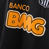 2012-2013 Santos FC Black Retro Soccer Jersey