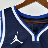 2022-23 Dallas Mavericks CHRISTIE #00 Royal Blue Top Quality Hot Pressing NBA Jersey (Trapeze Edition)飞人版