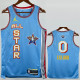 2025-26 ALL-STAR LILLARD #0 Light blue Top Quality Hot Pressing NBA Jersey