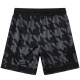 C2443 AJ Black Grey Casual Short Pants