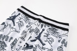 C2441 AJ White Casual Short Pants