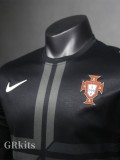 2013 Portugal Away Player Version 长袖球员 Long Sleeve Retro Soccer Jersey