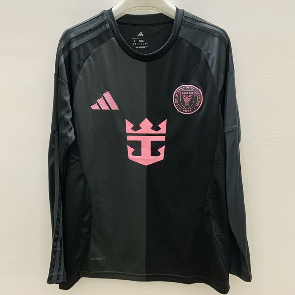 2025-26 Inter Miami Away Long Sleeve Soccer Jersey (长袖)