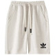 2025 AD Light gray Pure Cotton Fabric Casual Short Pants *浅灰色