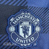2013-2014 Man Utd Away Long Sleeve Retro Soccer Jersey (长袖)