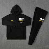 2024-25 JUV Black Hoodie Tracksuit (卫衣套装)
