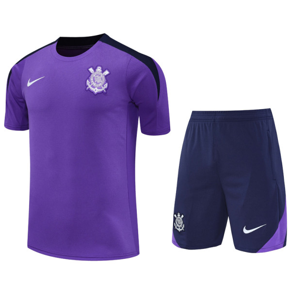 2025-26 Corinthians Purple Training Short Suit