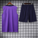 2025-26 Corinthians Purple Tank top and shorts suit