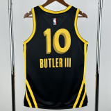 2023-24 WARRIORS BUTLERIII #10 Black City Edition Top Quality Hot Pressing NBA Jersey (V领)