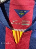 2014-2015 BAR Home Player Version 长袖球员 Long Sleeve Retro Soccer Jersey