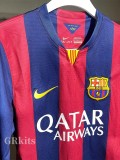 2014-2015 BAR Home Player Version 长袖球员 Long Sleeve Retro Soccer Jersey