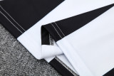 2025 AD White black Tank top and shorts suit