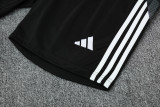 2025 AD White black Tank top and shorts suit