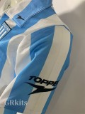 1997-1998 Racing Club Home Retro Soccer Jersey