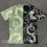 2025-26 RMA Green Black Special Edition Fans Training Shirts (龙纹)