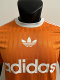 2025 AD Casual Orange Player Version Training shirts (三叶草)
