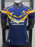 2025-26 Club America Royal Blue Player Version Soccer Jersey (Caliente)
