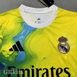 2025-26 RMA Yellow Special Edition Fans Training Shirts