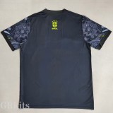 2025-26 Brazil Black Red Special Edition Fans Soccer Jersey