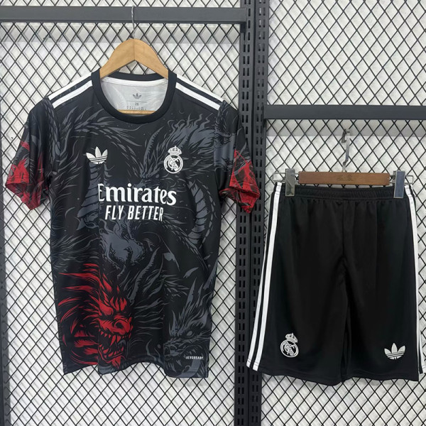 2025-26 RMA Black Red Special Edition Kids Training