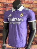 2025-26 RMA Purple Special Edition Player Version Training Shirts (翻领)