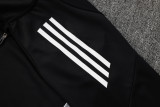 2025-26 RMA Black Jacket Tracksuit #A2502