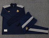 2025-26 JUV Royal blue Half Pull Tracksuit #B2503(半拉链)