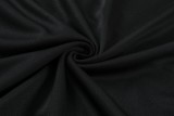 2025-26 Internacional Black Kids Half Pull Tracksuit (童装)(半拉链)