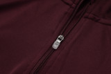 2025-26 Bayern Deep Red Half Pull Tracksuit #B2512(半拉链)