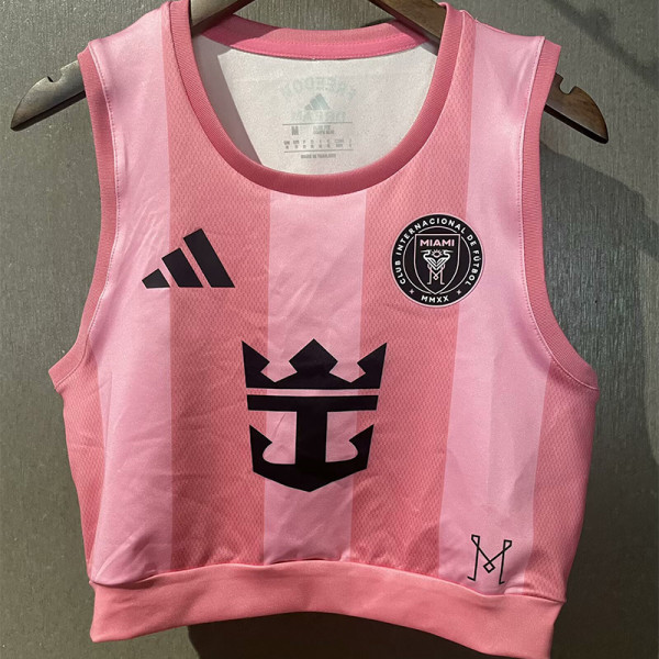 2025-26 Inter Miami Home Women Yoga Vest (女背心)