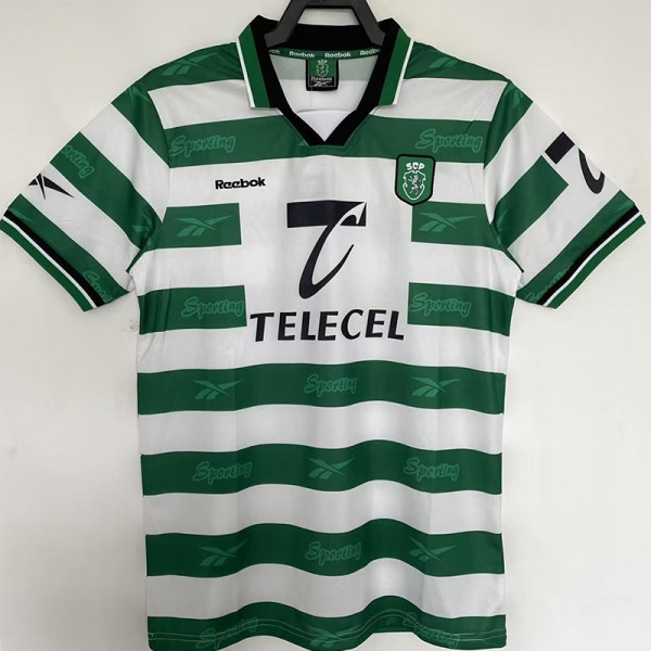 1999-2000 Sporting Lisbon Home Retro Soccer Jersey