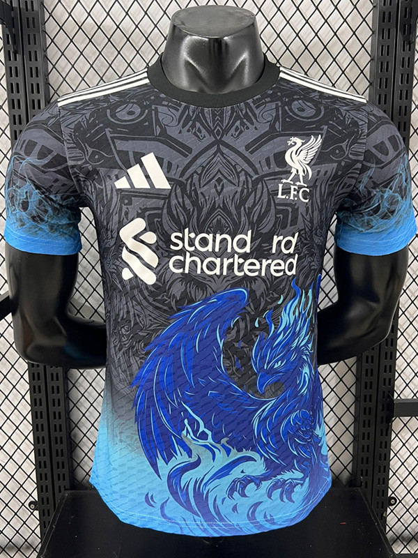 2025-26 LIV Black Blue Special Edition Player Version Training shirts