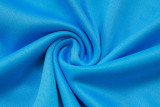 2025-26 RMA Light blue Half Pull Tracksuit #B2514(半拉链)