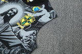 2025-26 Brazil Grey Tank top and shorts suit