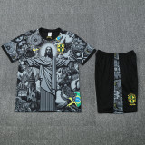 2025-26 Brazil Grey Training Short Suit
