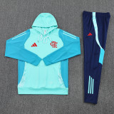 2025-26 Flamengo Light blue Hoodie Tracksuit (卫衣套装)