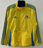 2025-26 Club America Yellow & Royal blue Double Sided Windbreaker (双面风衣)