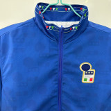 1994 Italy Blue & White Retro Double Sided Windbreaker (双面风衣)