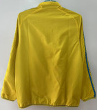 2025-26 Sweden Yellow & Royal blue Double Sided Windbreaker (双面风衣)