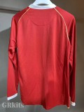 2006-2007 Man Utd Home Player Version 长袖球员 Long Sleeve Retro Soccer Jersey