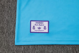 2025-26 RMA Light blue Tank top and shorts suit #D2522