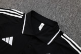 2025-26 RMA Black Short shirts and Long trousers Suit #C2504