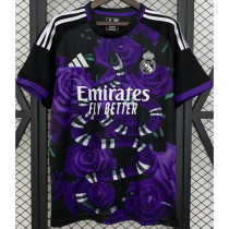 2025-26 RMA Purple Special Edition Fans Training Shirts (玫瑰蛇)