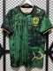 2024-25 Brazil Green Black Special Edition Fans Soccer Jersey