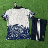 2025-26 RMA White Special Edition Kids Training 三叶标