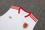 2025-26 Bayern White Tank top and shorts suit #D2536
