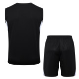 2025-26 LIV Black Tank top and shorts suit #D2544