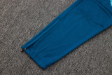2025-26 JUV Royal blue Half Pull Tracksuit #B2532(半拉链)