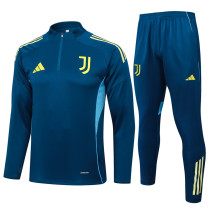 2025-26 JUV Royal blue Half Pull Tracksuit #B2532(半拉链)