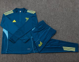 2025-26 JUV Royal blue Half Pull Tracksuit #B2532(半拉链)